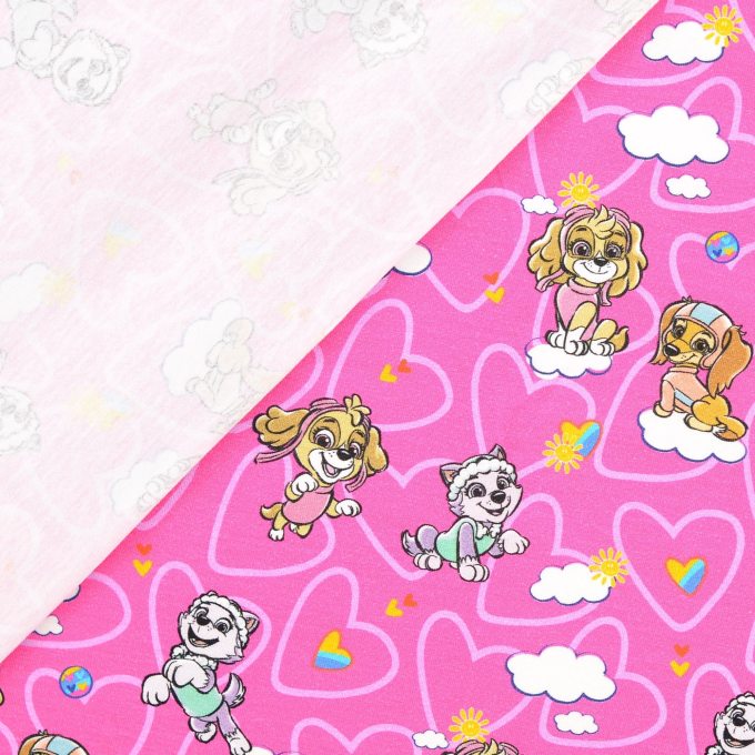 Baumwolljersey Paw Patrol Girls Team, pink