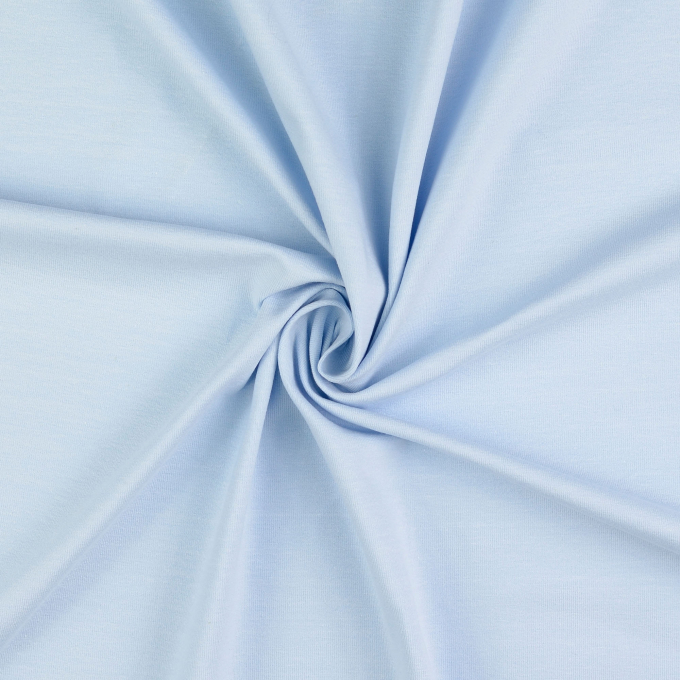 Tissu jersey de coton Sopo, bleu clair