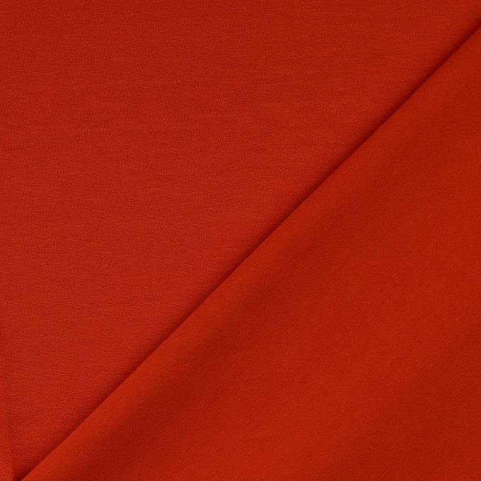 Tissu jersey de coton Sopo, rouge-orange