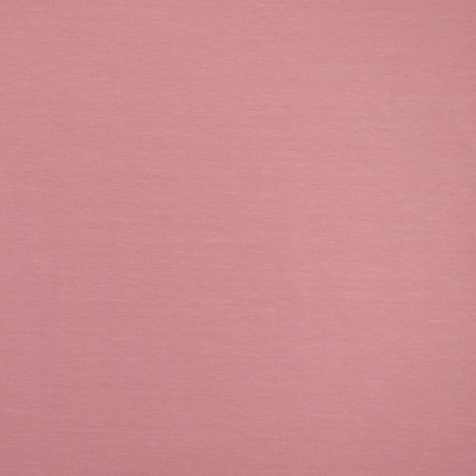 Tissu jersey de coton uni, rose balais