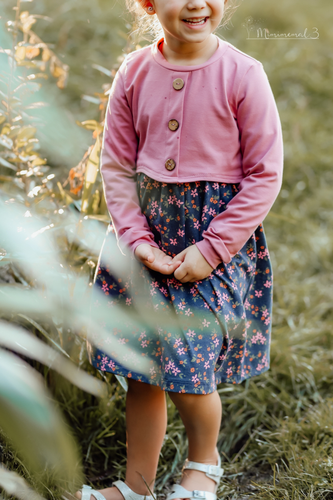 Tissu jersey de coton uni, rose balais