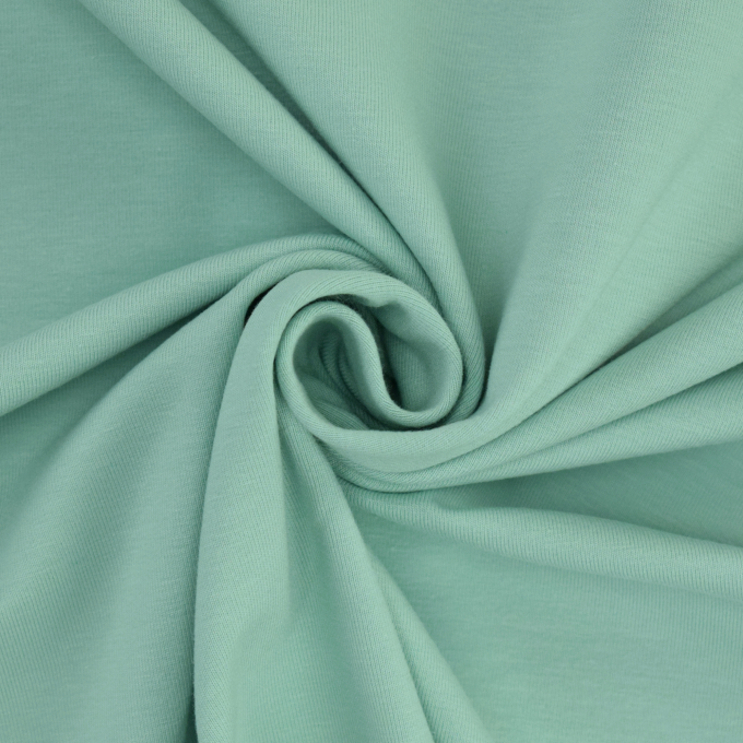 Baumwolljersey uni, blassmint