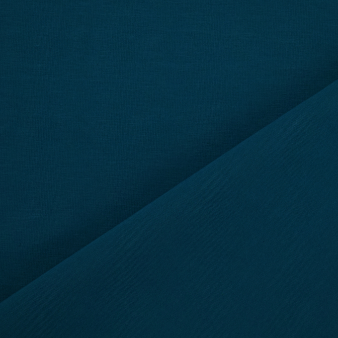 Katoenjersey uni, blauwpetrol