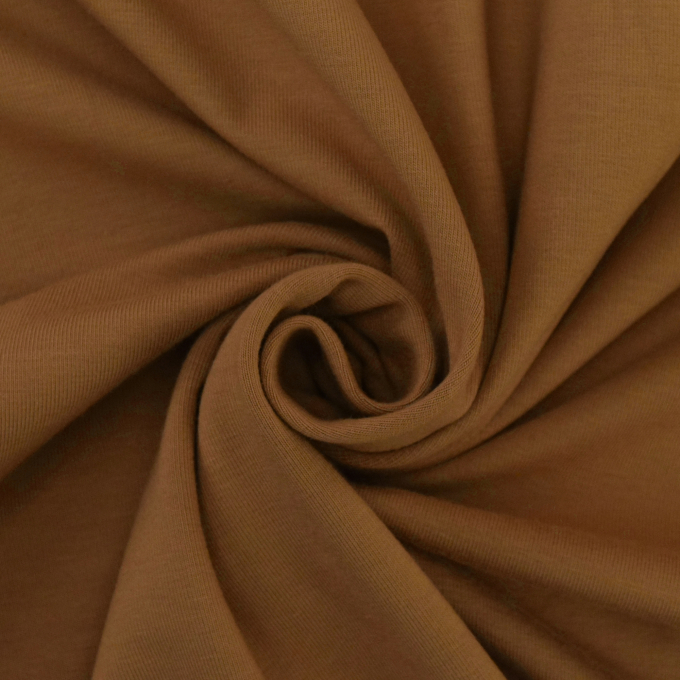 Baumwolljersey uni, caramel