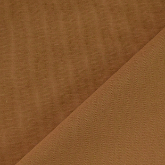 Baumwolljersey uni, caramel