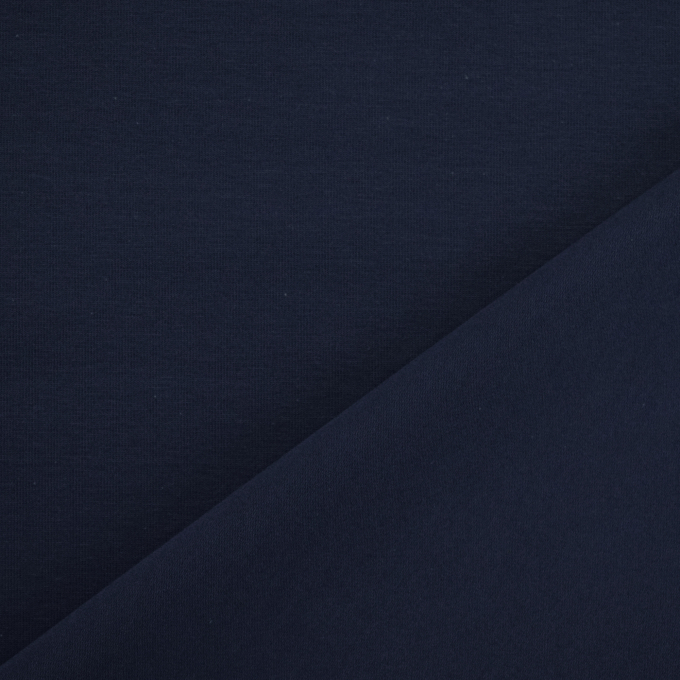 Katoenjersey uni, donkerblauw