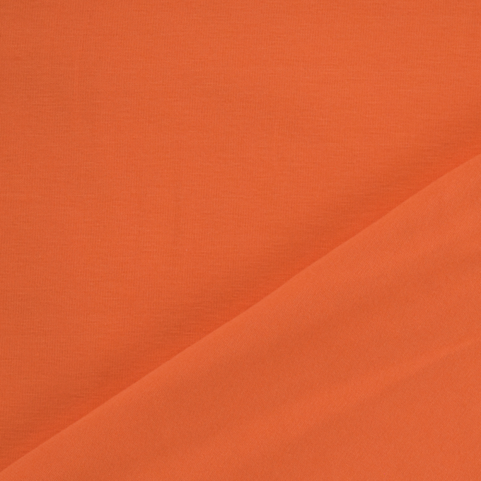 Tissu jersey de coton uni, orange clair