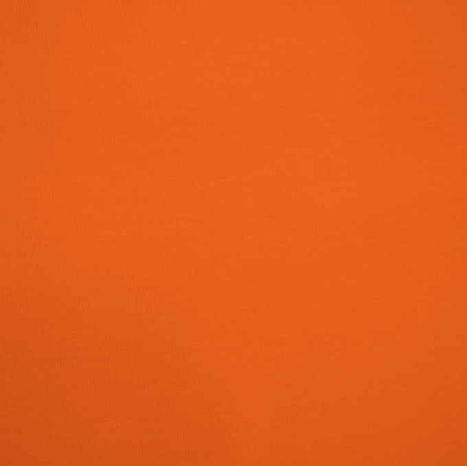 Tissu jersey de coton uni, orange