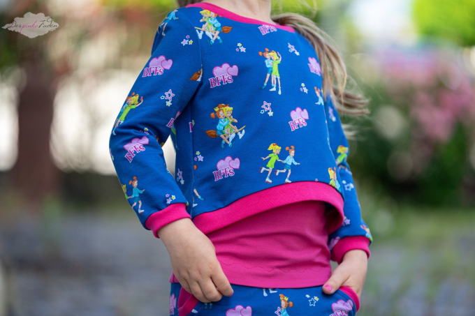Baumwolljersey uni, pink