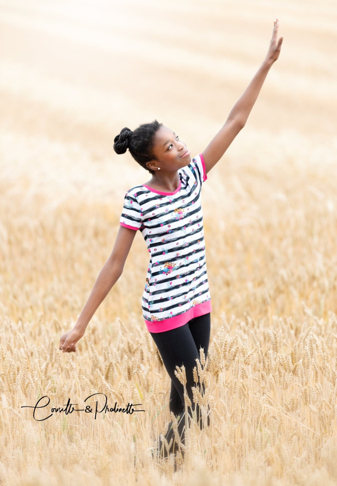 Baumwolljersey uni, pink