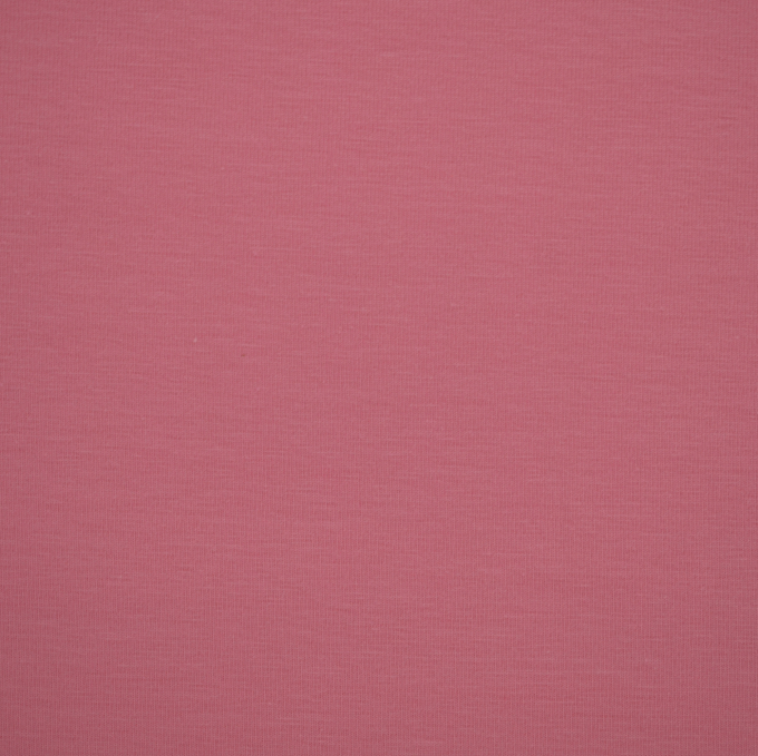 Tissu jersey de coton uni, rose