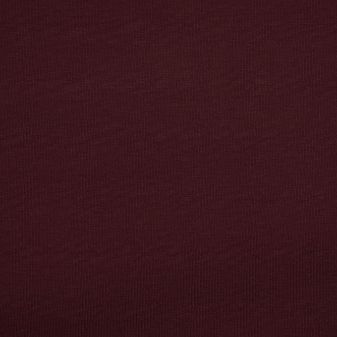 Tissu jersey de coton uni, lie de vin