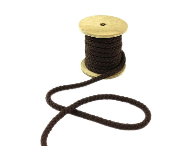 Cordon de serrage 8mm/ cordon sweat, marron