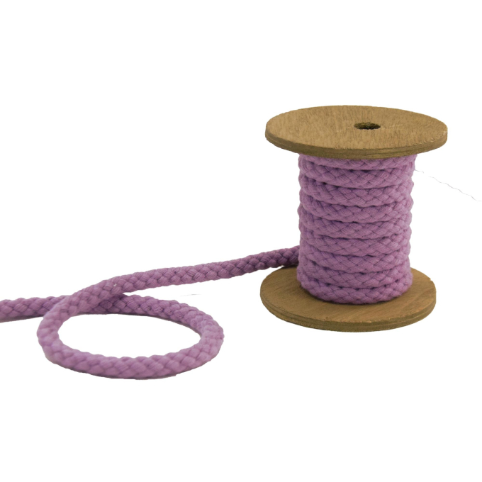 Baumwollkordel 8 mm, malve