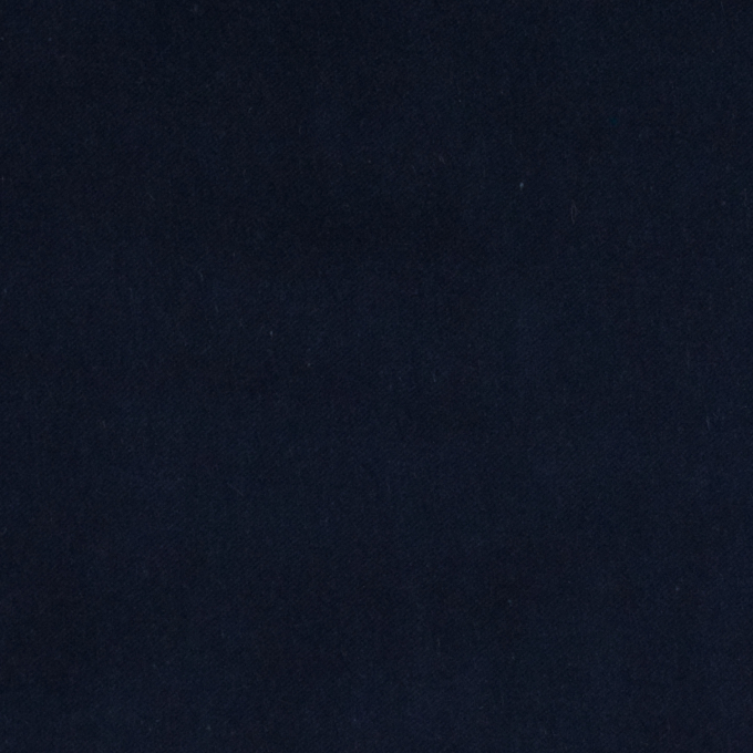 Tissu velours de coton, uni bleu foncé