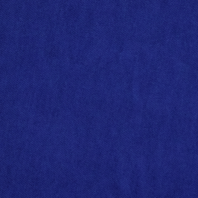 Tissu velours de coton uni, bleu royal