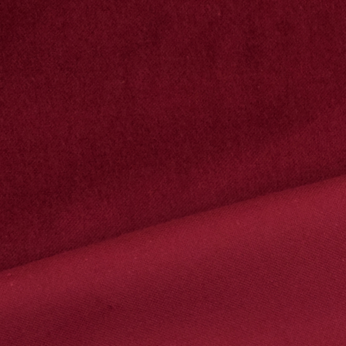 Tissu velours de coton uni, lie de vin