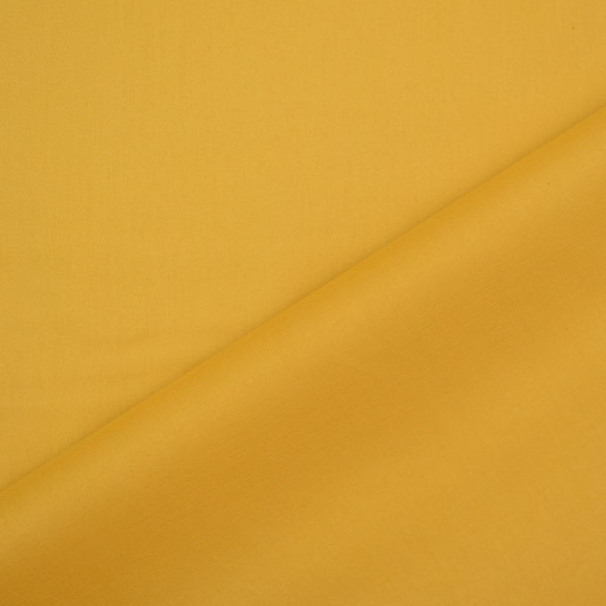 Tissu satin de coton uni, jaune