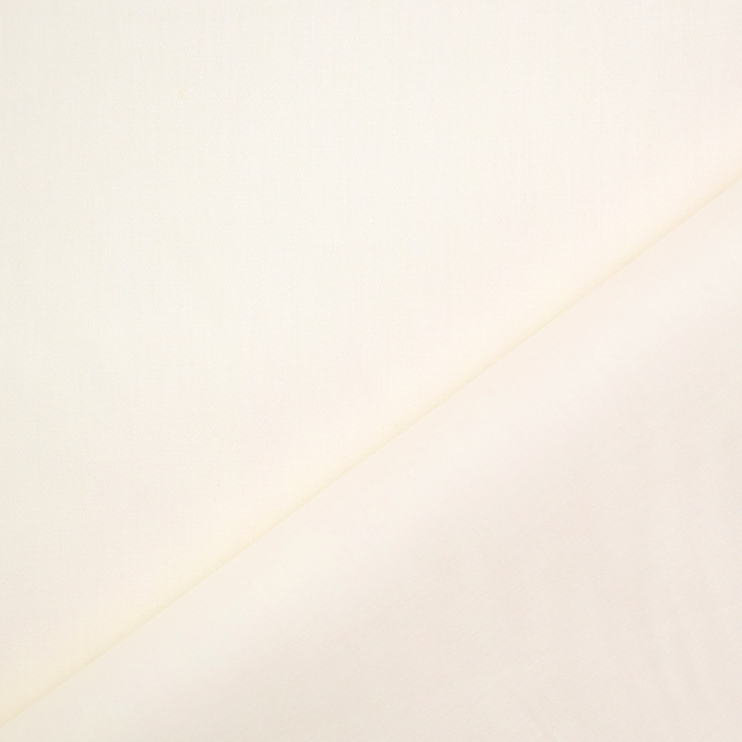 Tissu satin de coton uni, blanc cassé