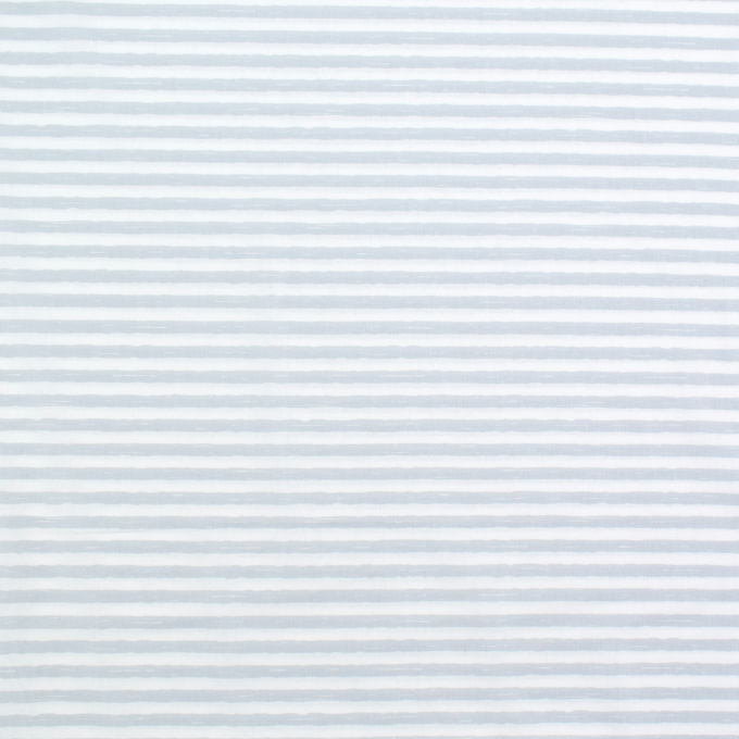 Baumwollstoff Cretonne Streifen, hellgrau