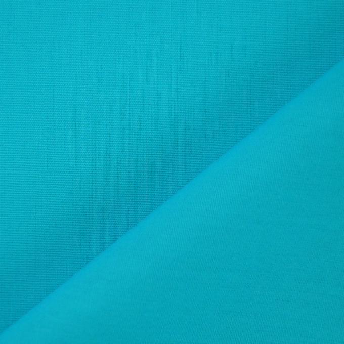 Baumwollstoff Popeline  aqua