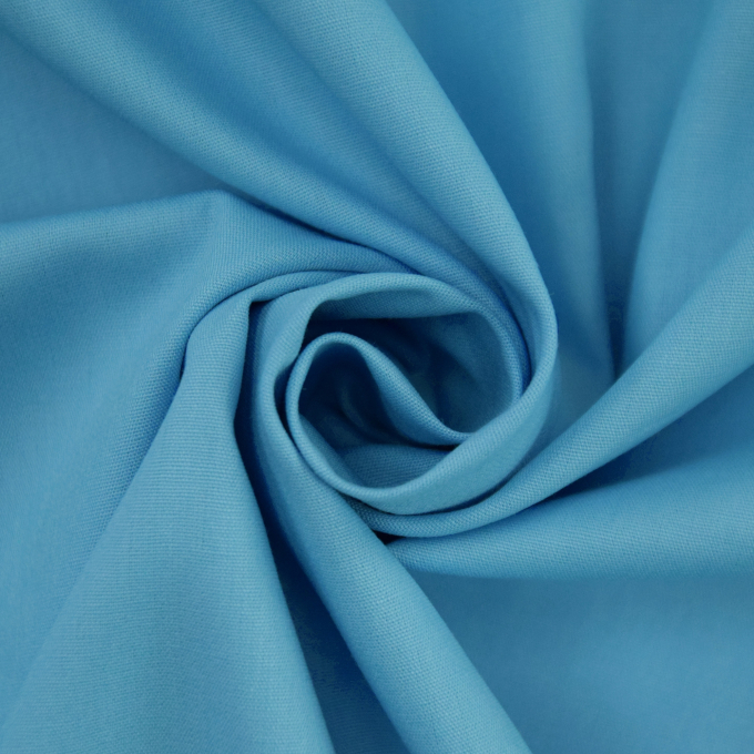 Tissu coton popeline, turquoise clair
