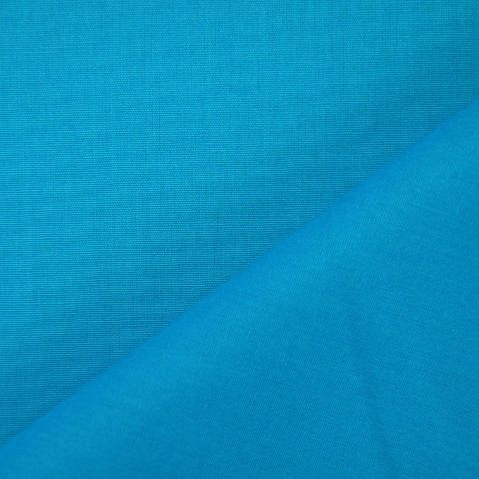 Tissu coton popeline, turquoise foncé