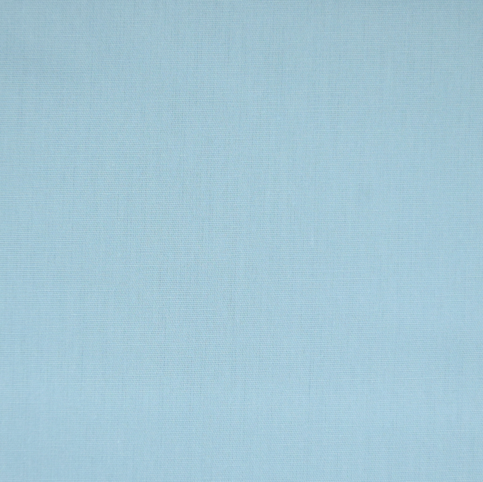 Tissu coton popeline, bleu clair