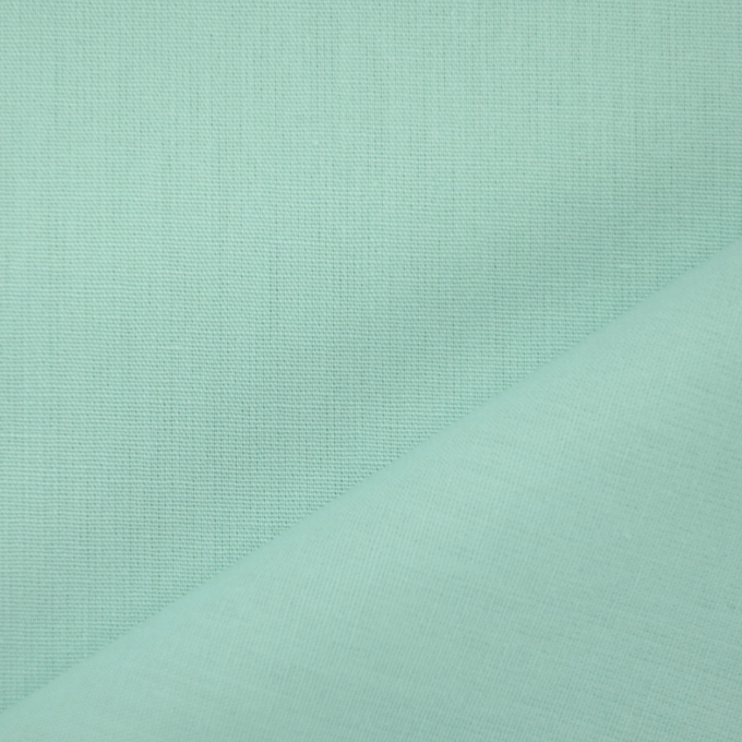 Tissu coton popeline, menthe clair