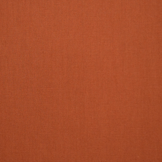 Tissu coton popeline, rouille