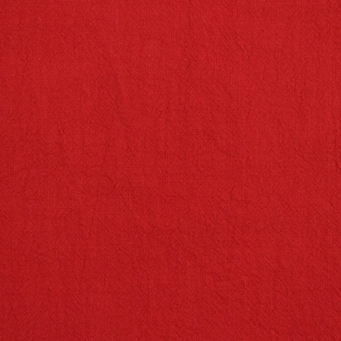 Tissu coton brut naturel cottage Vintage, rouge
