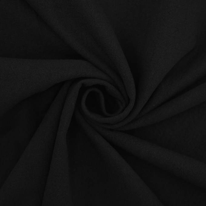 Tissu coton brut naturel cottage Vintage, noir