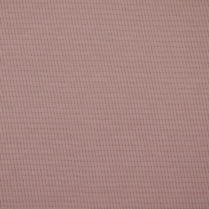 Tissu jersey coton gaufré Lilli, rose pâle