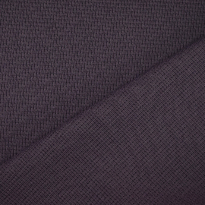 Tissu jersey coton gaufré Lilli, mauve