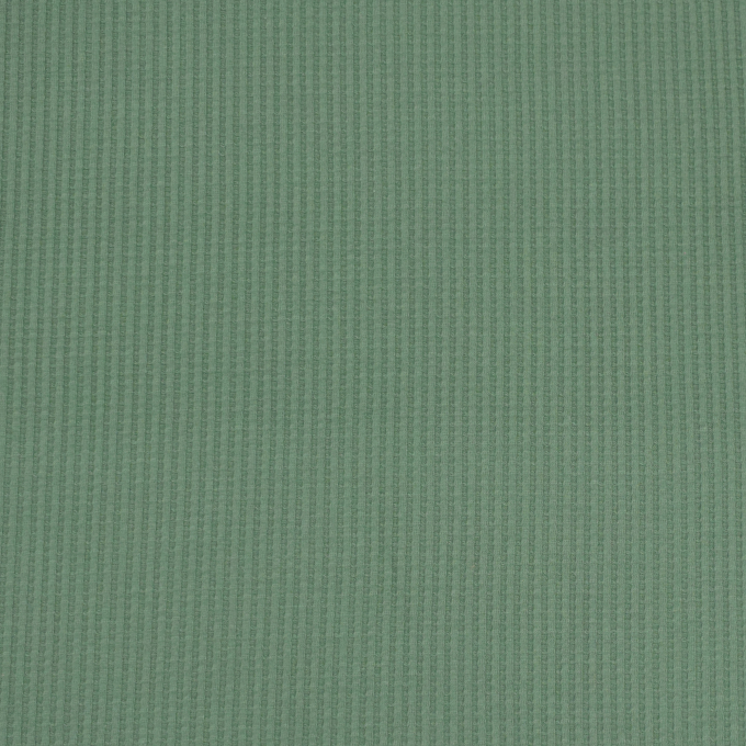 Tissu jersey de coton gaufré Melina, vert moyen
