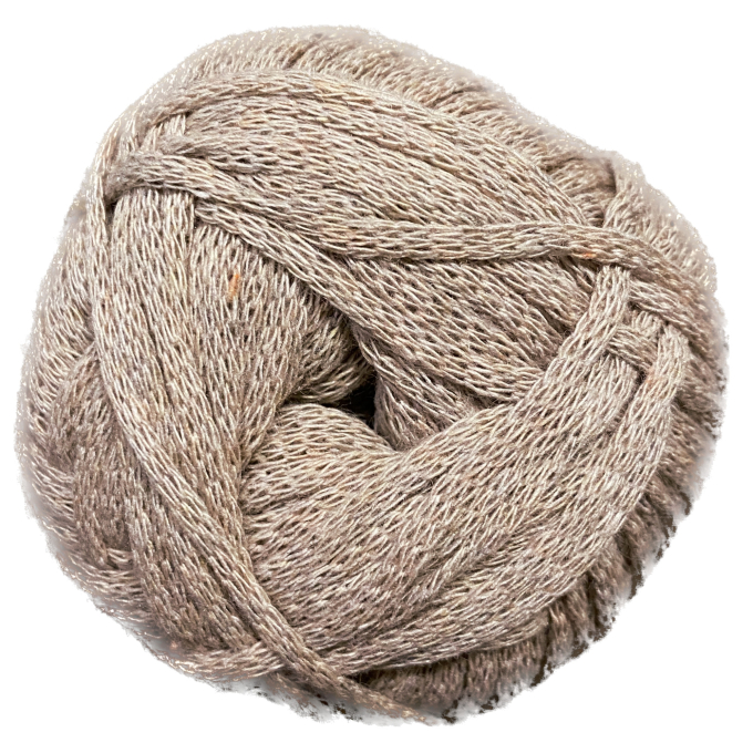 Pelote de laine coton recyclé & viscose BellaLana FAIR, 50g, beige