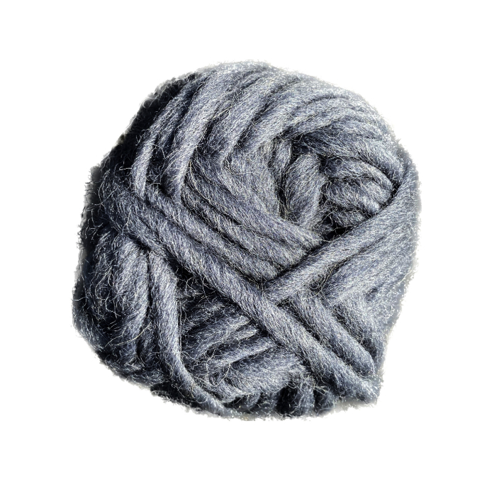Pelote de laine à feutrer laine vierge BellaLana, 50g, anthracite
