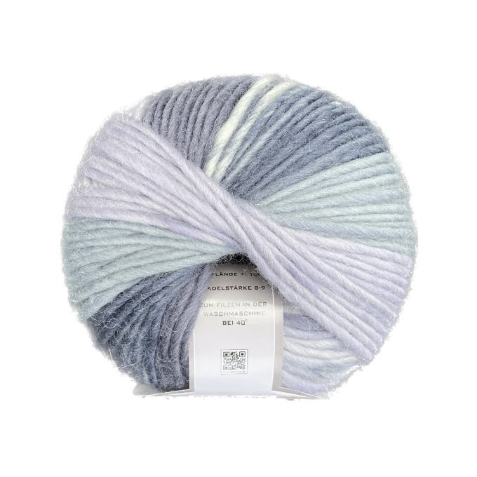 Pelote de laine à feutrer laine vierge Fantasia BellaLana, 100gr, lilas pastel