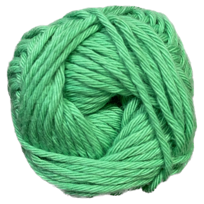 Pelote de laine 100% coton BellaLana Schulgarn, 50g, vert gazon