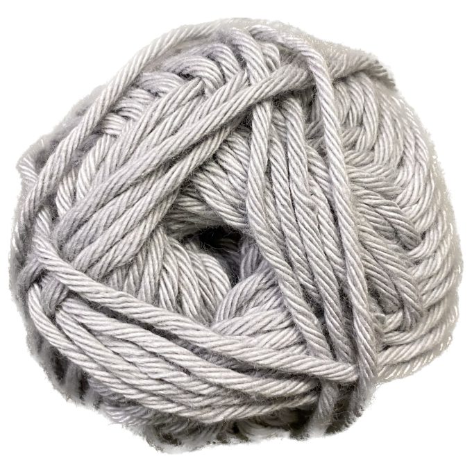 Pelote de laine 100% coton BellaLana Schulgarn, 50g, gris clair