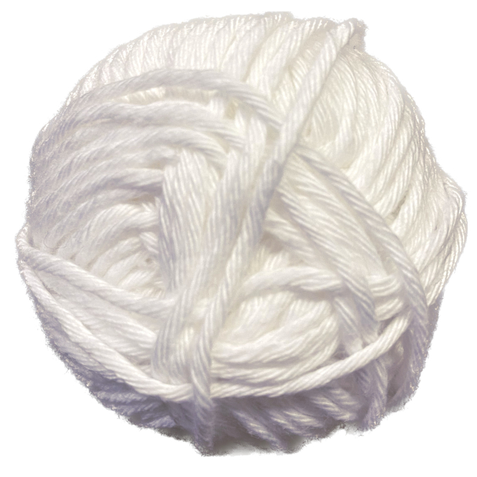 Pelote de laine 100% coton BellaLana Schulgarn, 50g, blanc