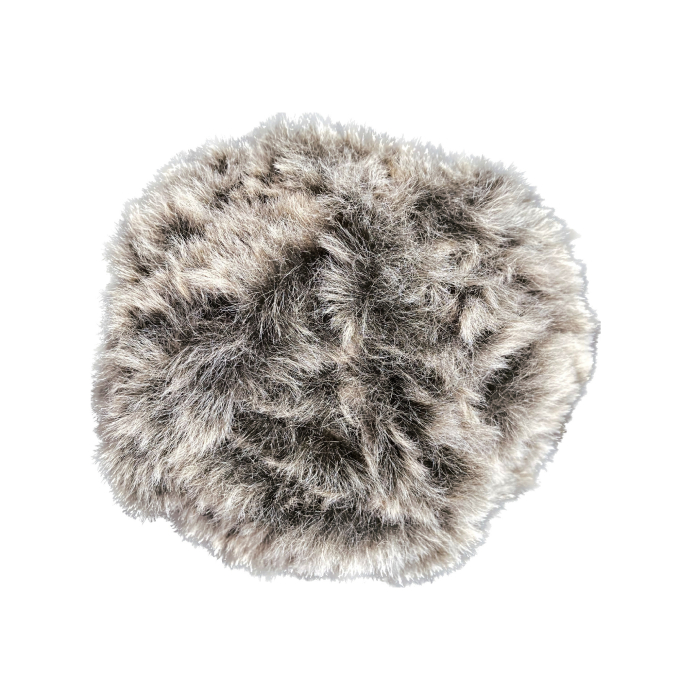 Pelote de laine fourrure BellaLana Cosy 50g, marron