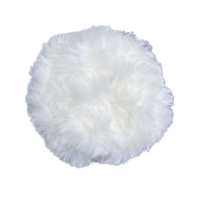 Pelote de laine fourrure BellaLana Cosy 50g, blanc cassé