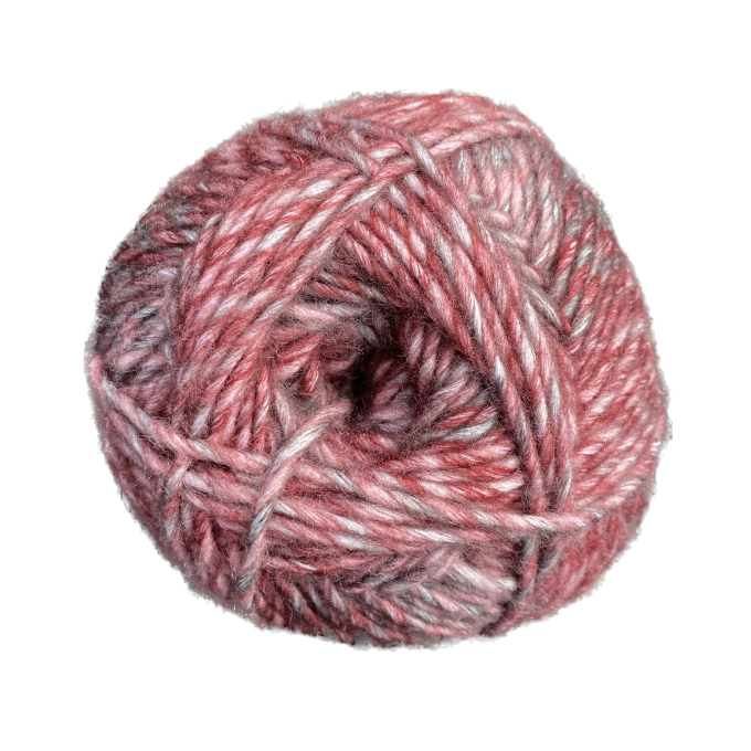 Pelote de laine acrylique &  polyester BellaLana Dream, 100 g, rouge