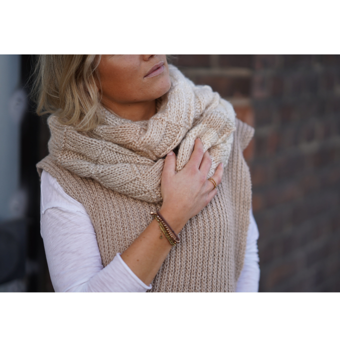 BellaLana Wolle Dream 100gr., gebroken wit-beige