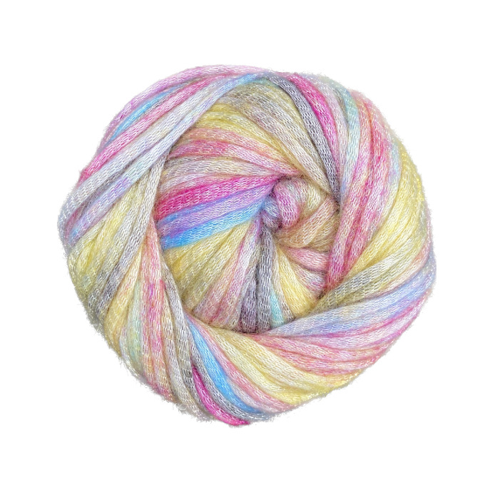 Pelote de laine modal BellaLana Filigran, 100g, jaune-pourpre