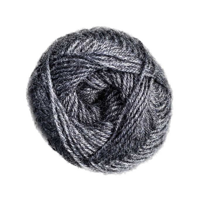 Pelote de laine & bambou BellaLana New Bamboo, 50g, anthracite