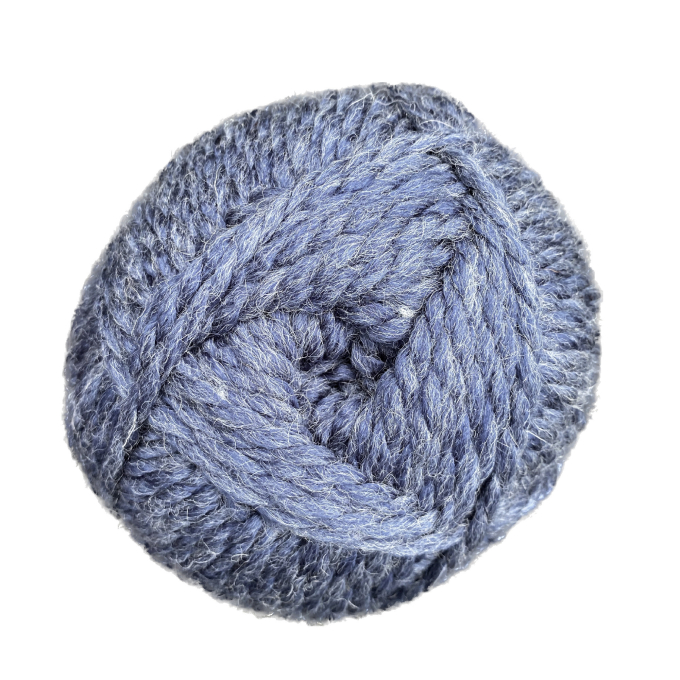 Pelote de laine & polyacrylique BellaLana Nordkap 100g, bleu