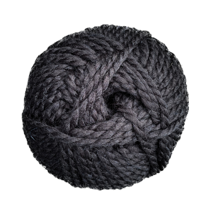 Pelote de laine & polyacrylique BellaLana Nordkap 100g, noir
