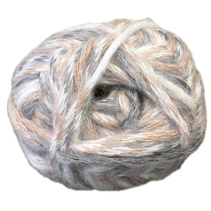 Pelote de laine douce polyacrylique BellaLana ZOEWA, 50g, beige